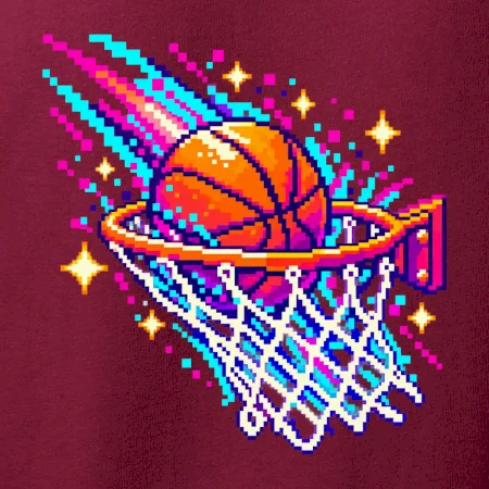 Pixel art basketbalový koš