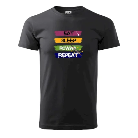 Eat sleep rowing repeat barevné