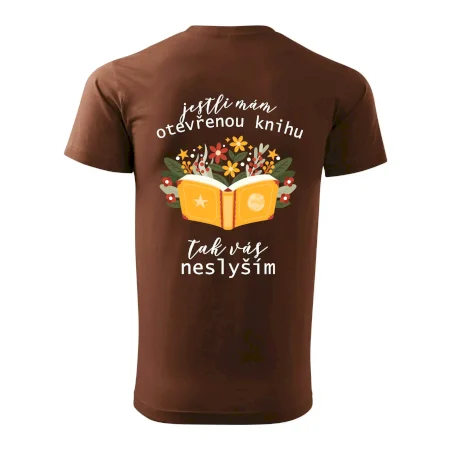 Jestli mám otevřenou knihu, tak vás neslyším