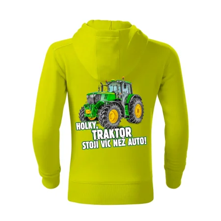 Holky, traktor stojí víc než auto
