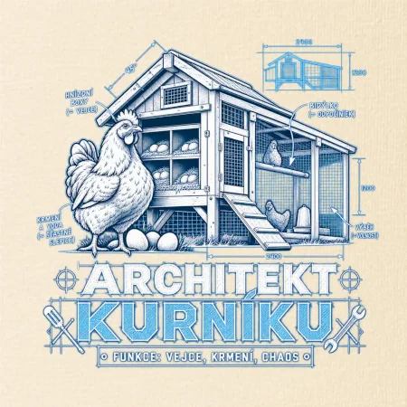 Architekt kurníku technický výkres