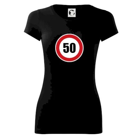 Dopravní značka - omezení rychlosti 50