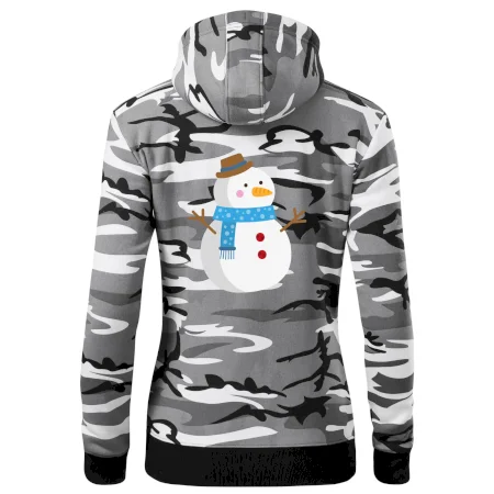 Sněhulák se šálou