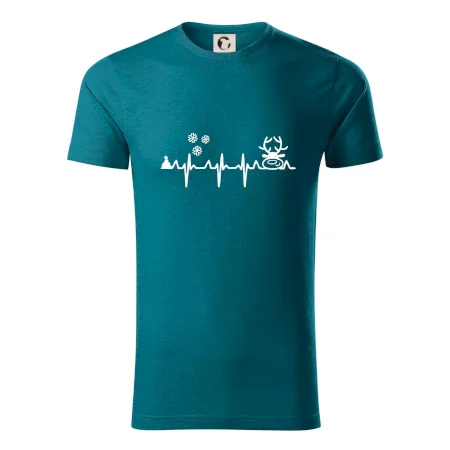 EKG Vánoce Vločky a sob