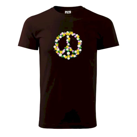 Peace symbol kopretiny