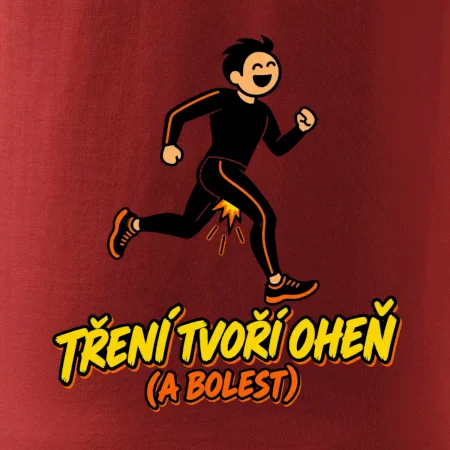 Běžecké tření tvoří oheň