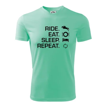 Ride Eat Sleep Repeat koně