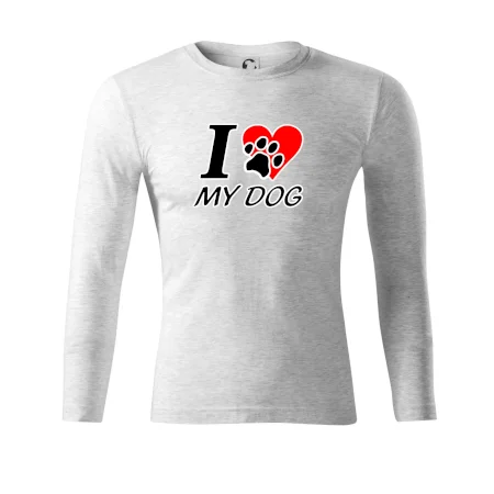 I love my dog - nápis