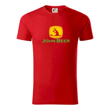 John Beer jelen s pivem