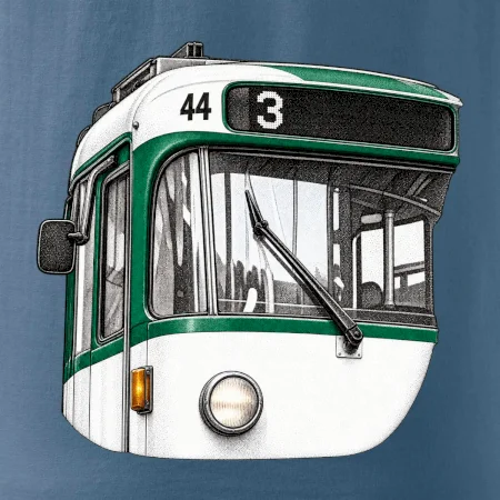 Detail čela T3R SLF tečkovaná perokresba