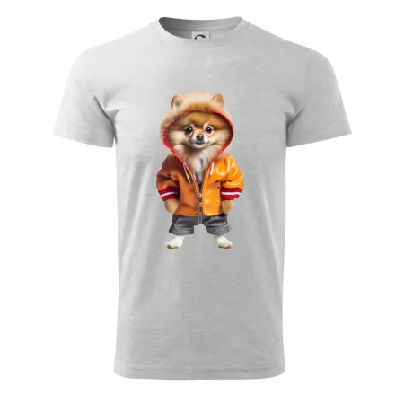 Pomeranian v bundě