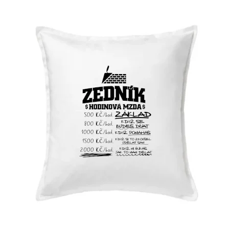 Hodinová mzda zedník