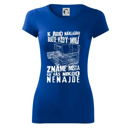 K řidiči náklaďáku buďte vždy milý