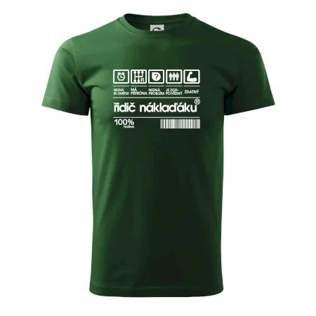 Čárový kód řidič náklaďáku