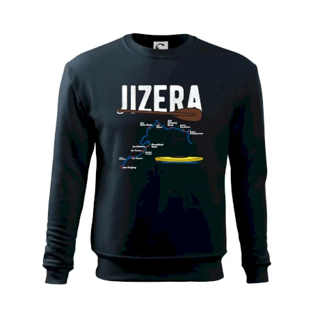 Mapa řeky Jizery