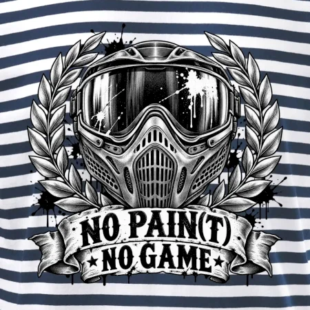 Motiv no paint no game s maskou