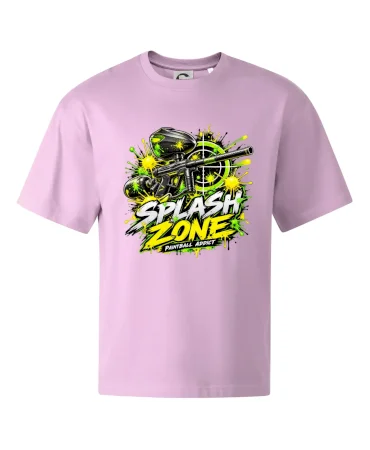 Neonový zásah splash zone paintball