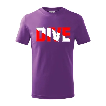 Dive nápis vlajka