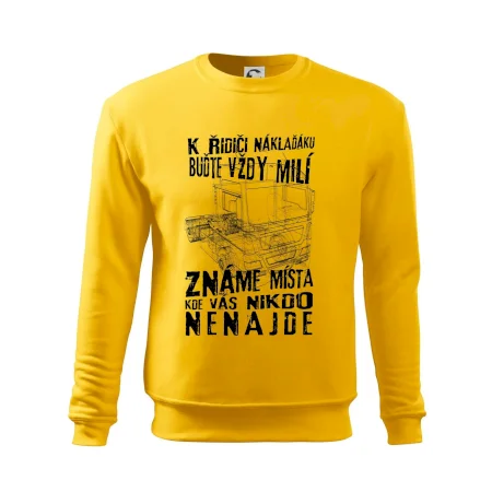 K řidiči náklaďáku buďte vždy milý