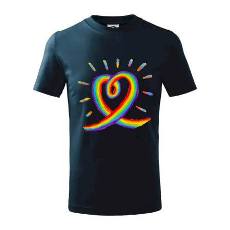 Srdce pride duha kreslená