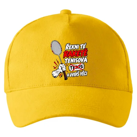 Badmintonová raketa není tenisová