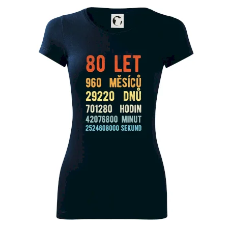 Narozeniny 80 přepočet času