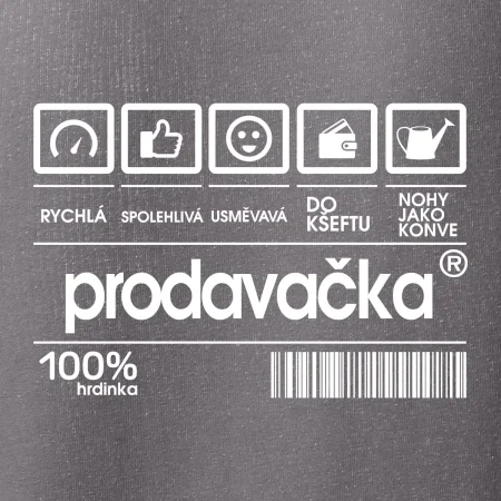 Čárový kód - Prodavačka