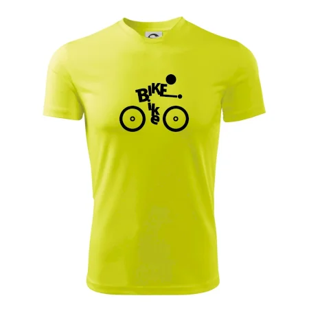 Bike nápis postava