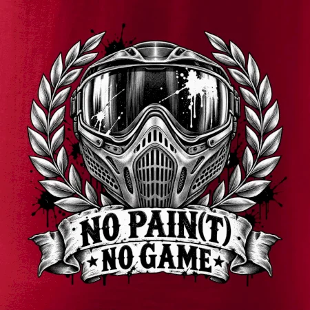 Motiv no paint no game s maskou