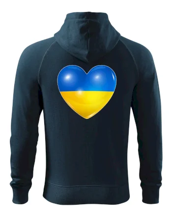 Ukrajina srdce vlajka