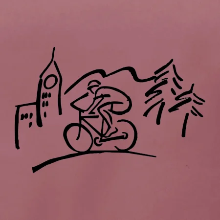 Cyklista na výletě