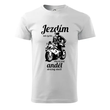 Silniční motorka - jezdím tak rychle, aby mi můj anděl strážný stačil