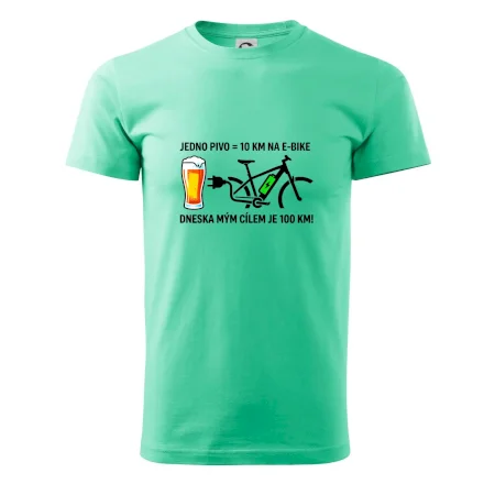 Jedno pivo = 10 km na E-bike. Dneska mým cílem je 100 km!