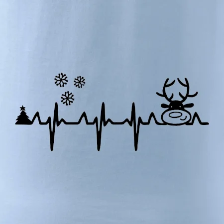 EKG Vánoce Vločky a sob