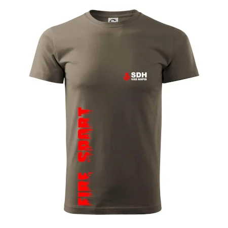 SDH nápis (oheň, firesport, název sboru - vlastní nápis)