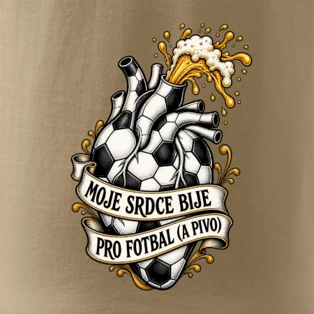 Moje srdce bije pro fotbal a pivo
