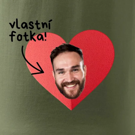 Vlastní fotka v srdci