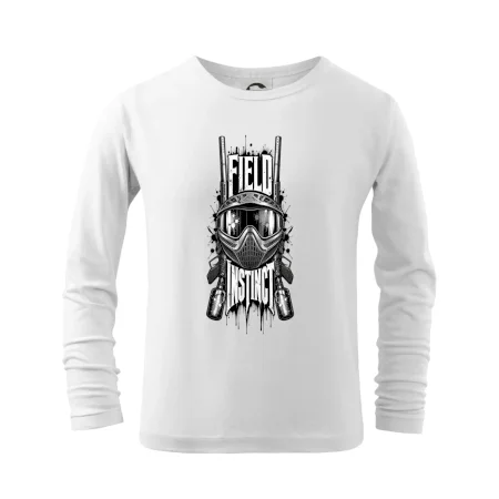 Černobílá maska field instinct paintball