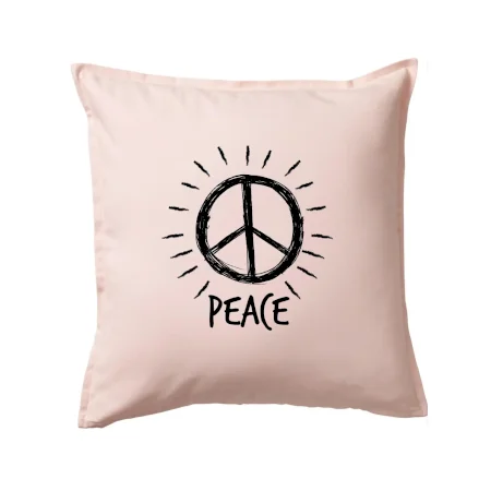 Peace symbol černobílý