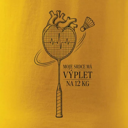 Badminton srdce s výpletem