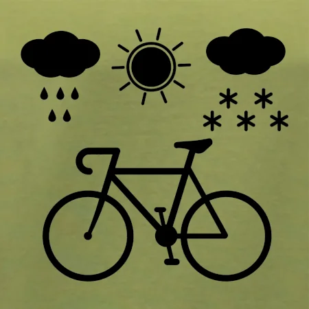 Cyklista za každého počasí