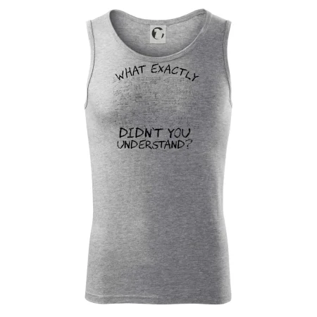 What exactly didnt you understand - physics