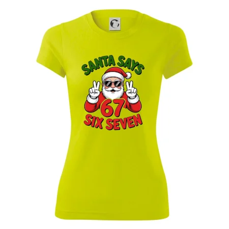 Santa says 67