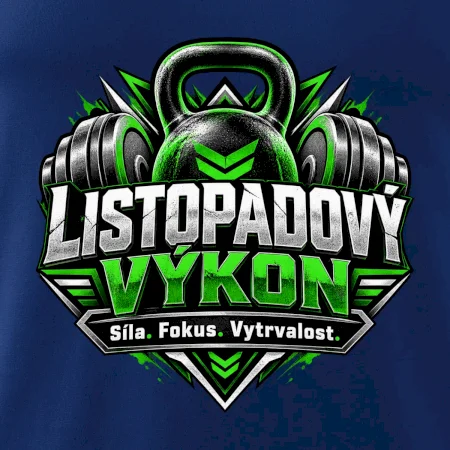 Listopadový výkon kettlebell a zelené činky