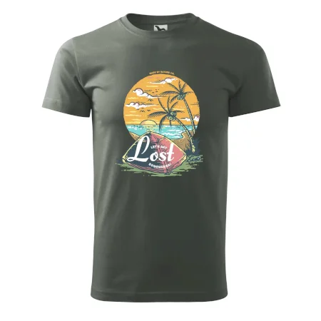 Beach camping get lost somewhere