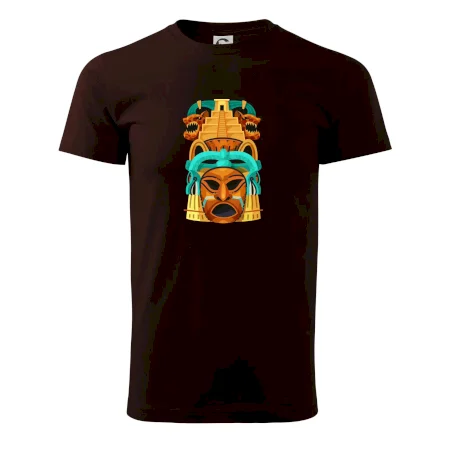 Mayové maska s pyramidou