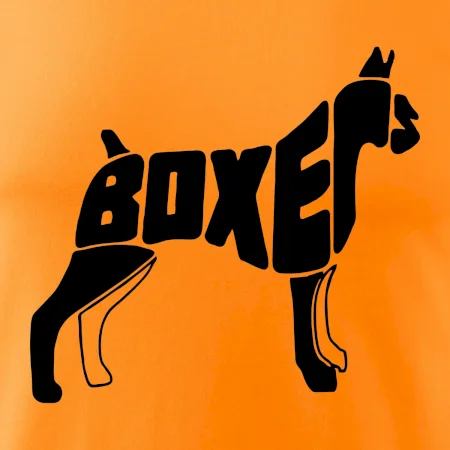 Boxer nápis v těle