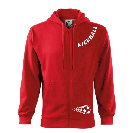 Kickball nápis šikmo