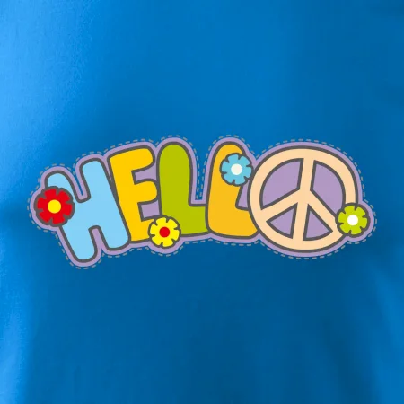 Hello hippie symbol