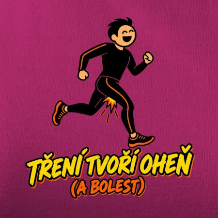 Běžecké tření tvoří oheň
